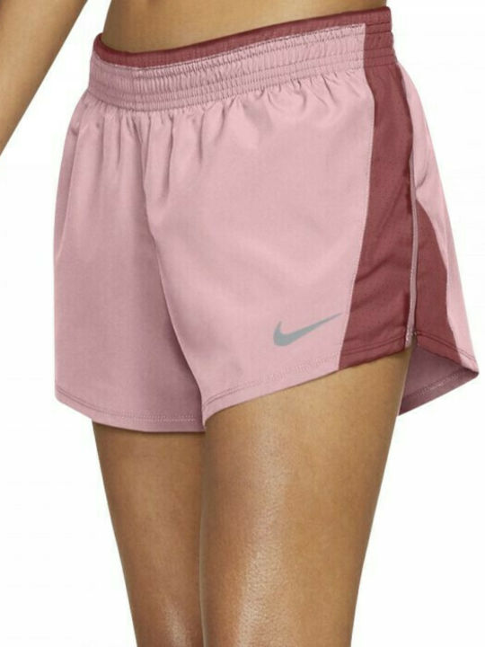Nike 10k Αθλητικό Γυναικείο Σορτς Ροζ