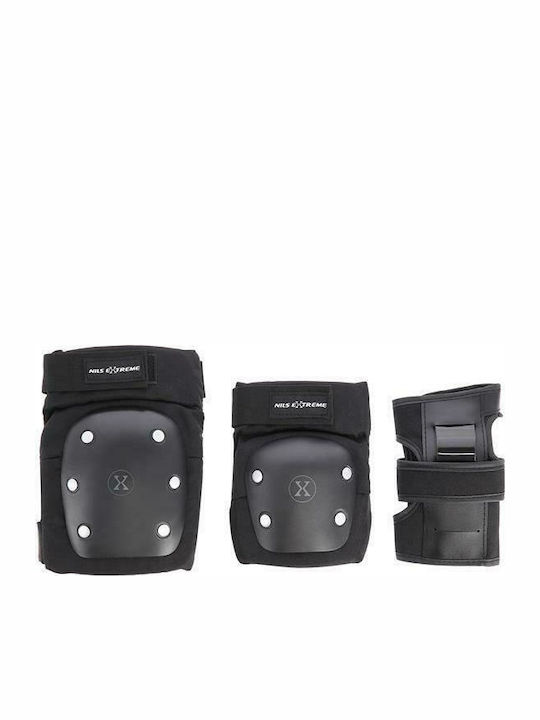 Nils H709 Setul de echipament de protecție pentru Rollers Negru
