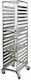 Fresh Commercial Kitchen Food Cart for 18 Trays Liam H173.5xW39.5xD57cm