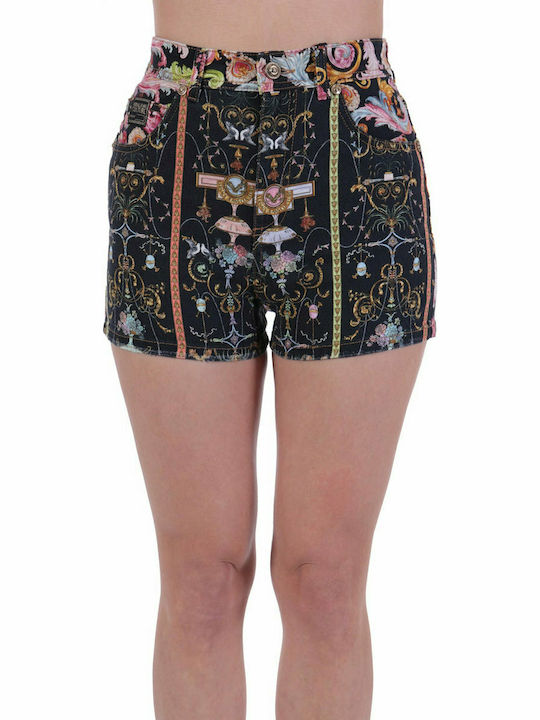 Versace Print Tuileries Women's Jean Shorts