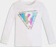 Guess Kids Blouse Long Sleeve White