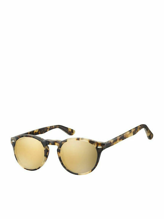 Sunoptic Men's Sunglasses with Brown Tartaruga Acetate Frame SRG-CP148B