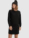 Mini Knitted Dress Black