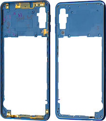 Samsung Μεσαίο Πλαίσιο Μπλε για Galaxy A7 2018