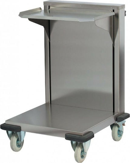 Yuksel Küchenwagen für gewerbliche Küche für 2 Tabletts H90xB59xT59cm