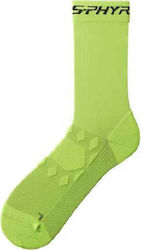 Shimano Calf Cycling Socks Green Phyre Competition Road