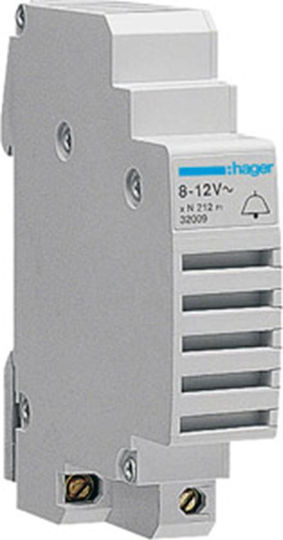 Hager Buzzer Schienenumschalter 8-12V 12V 33A