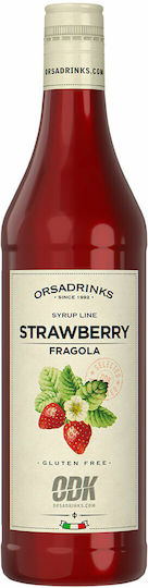 Odk Syrup for Cocktails with Flavor Strawberry 750ml