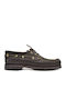 Memphis C55 Δερμάτινα Ανδρικά Boat Shoes σε Μαύρο Χρώμα
