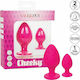 Calexotics Cheeky Buttplug Anal Plugs Set Small Pink