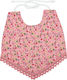 JFashion Floral Bandana Fabric with Lace Band Pink