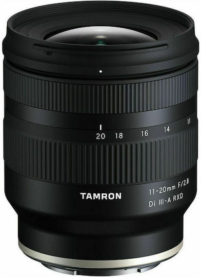 Tamron Crop Φωτογραφικός Φακός 11-20mm f/2.8 Di III-A RXD Wide Angle για Sony E Mount Μαύρος