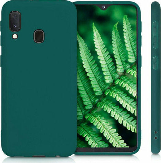 Matt Back Cover Σιλικόνης 1.2mm Πράσινο (Galaxy A20e)