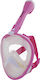 XDive Silicone Full Face Diving Mask Crystal XS Pink