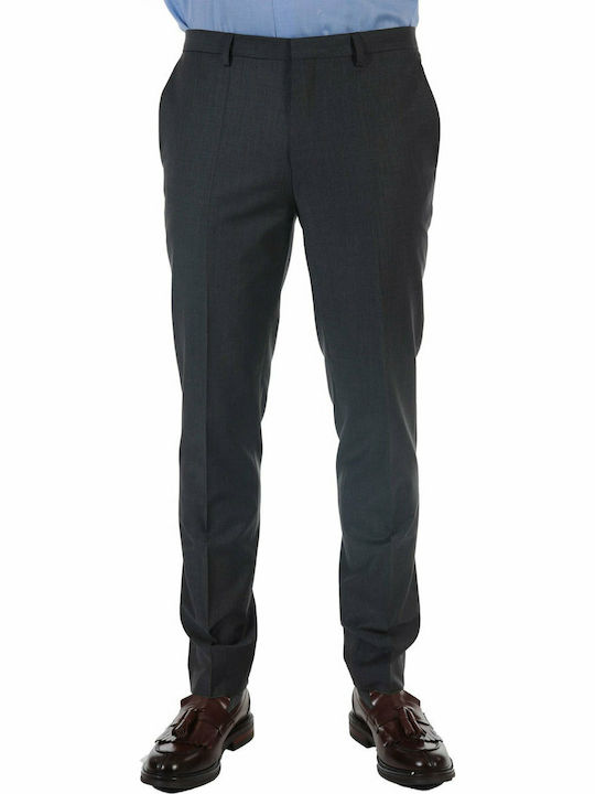 Hugo Boss Pantaloni pentru bărbați Chino Elastice Gri