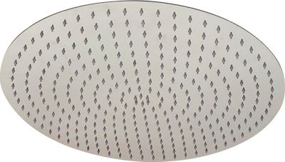 Vinci Inox Round Showerhead Silver Ø30cm Vincirain Family V771037