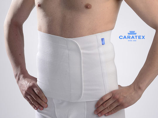 Caratex Elastic Post-operative Belt Waist Height 26cm in White color