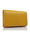Kion 6022 Large Leather Women's Wallet Yellow