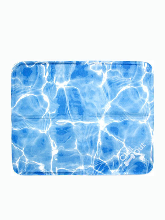 All For Paws Chill Out Cool Dog Mattress Dog Rectangle Cooling Blue 50x40cm