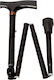 SuperOrtho Black Walking Stick B78
