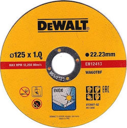 Dewalt Δίσκος Κοπής Μετάλλου Inox DT3507 125mm