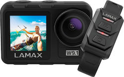 Lamax W9.1 Action Camera 4K Ultra HD Υποβρύχια (με Θήκη) με WiFi Μαύρη με Οθόνη 2"