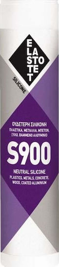 Elastotet S-900 Sealant Silicone for Wood Γκρι 7045 280ml