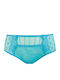 Luna Felipa 23312 Women's Boxer with Lace Turquoise