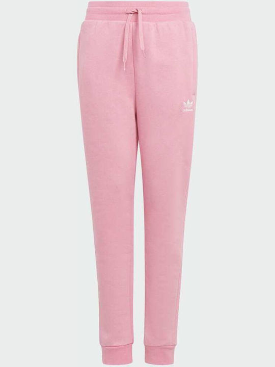 Adidas Παιδικό Παντελόνι Φόρμας Ροζ Adicolor