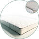 Achaia Strom Economy Anatomic Semi-double Ortopedie Saltea 110x190x21cm cu Arcuri