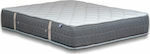Ypnos Atlas Overweight Plus Μονό Ορθοπεδικό Στρώμα Foam / Latex Διπλής Όψης 90x190cm με Ελατήρια