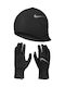 Nike Essential Running Σκουφάκι Τρεξίματος Μαύρο με Γάντια