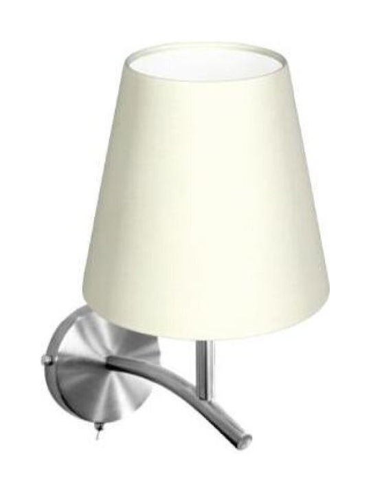 Fos me Klassisch Leuchte Wand mit Fassung E27 Silber 230cm
