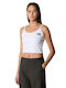 The North Face Simple Dome Crop Top Με Τιράντα Λευκό