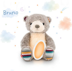 Zazu Sleep Toy Bruno made of Fabric with White Noise and Light for 24++ Months