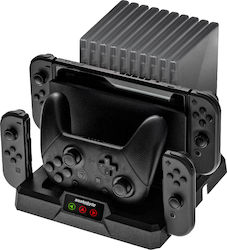 Snakebyte Dual Charge:Base S Charging Station for 2 controllers Switch Black