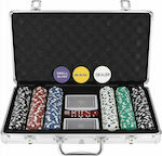 Σετ 300 Μάρκες Poker σε Βαλίτσα με 2 Τράπουλες