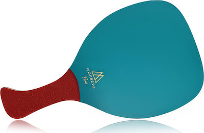 My Morseto Beach Racket Turquoise 500gr with Slanted Handle Red