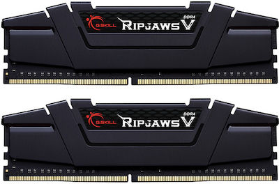 G.Skill Ripjaws V 64GB DDR4 RAM με 2 Modules (2x32GB) και Ταχύτητα 4400 για Desktop