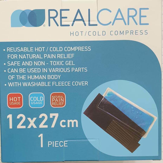 Real Care Compress Επίθεμα Gel Κρυοθεραπείας/Θερμοθεραπείας Γενικής Χρήσης 27x12cm