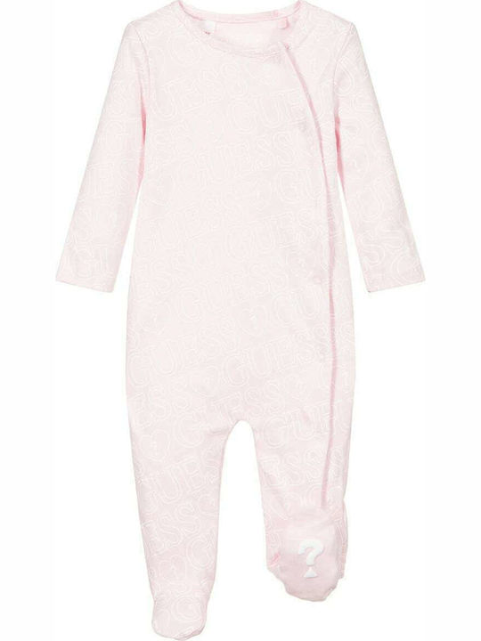 Guess Baby Bodysuit Set Long-Sleeved Pink