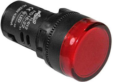 Adeleq LED Ενδεικτική Λυχνία 230V Κόκκινο 1τμχ 11-012