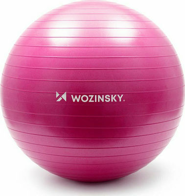 Wozinsky 65cm Pilates Ball 65cm Pink