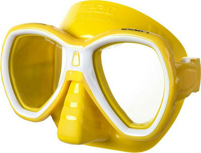 Seac Silicone Diving Mask Elba Κίτρινη Yellow