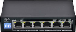 Extralink Ex.14305 Unmanaged L2 PoE+ Switch with 4 Gigabit (1Gbps) Ethernet Ports