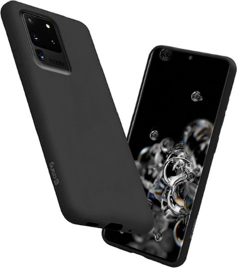 Crong Color Premium Back Cover Σιλικόνης Μαύρο (Galaxy S20 Ultra)