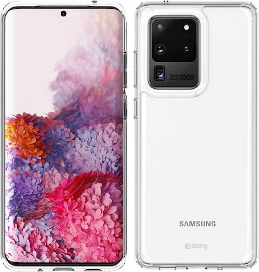 Crong Crystal Shield Back Cover Σιλικόνης Διάφανο (Galaxy S20 Ultra)