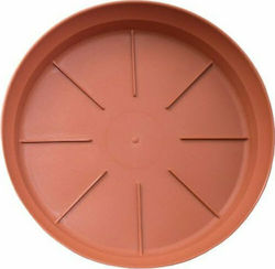 Micplast Micplast Round Plate Pot Brown