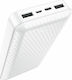 Borofone BJ3A Power Bank 20000mAh με 2 Θύρες US...