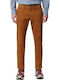 Mana Wint Trousers Chino in Slim Fit Brown